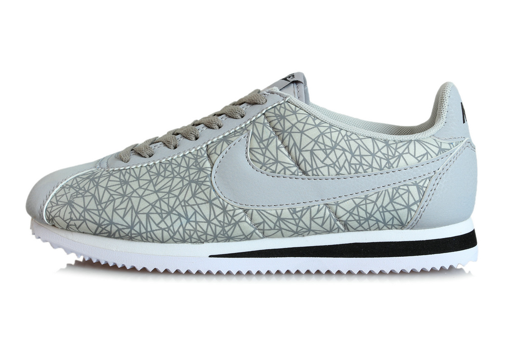 Nike Cortez Gump geometric mixed colors white and gray (4)